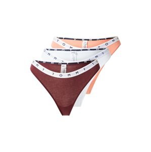 Tommy Hilfiger Underwear Tangá  mandarínková / červeno-fialová / čierna / biela