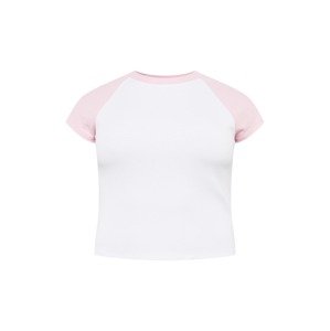 Cotton On Curve Tričko 'AMBER'  biela / ružová