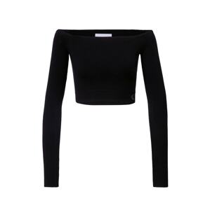 Calvin Klein Jeans Sveter 'BARDOT'  čierna