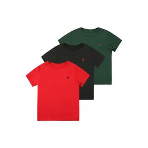Polo Ralph Lauren Tričko  červená / čierna / zelená / námornícka modrá