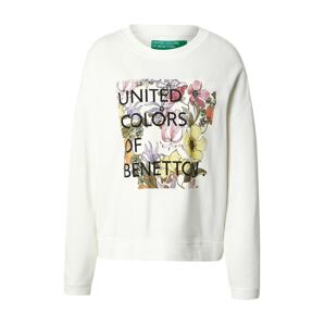 UNITED COLORS OF BENETTON Mikina  zmiešané farby / biela