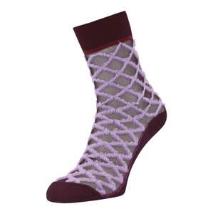 Swedish Stockings Ponožky  svetlofialová / čierna