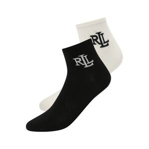 Lauren Ralph Lauren Ponožky  čierna / biela