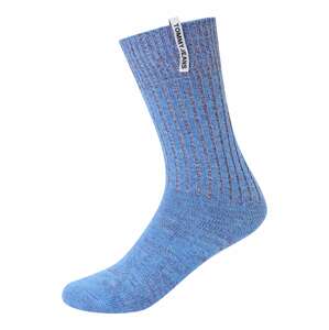 Tommy Hilfiger Underwear Ponožky  modrá melírovaná / čierna / biela