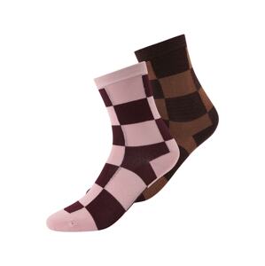 BeckSöndergaard Ponožky  hnedá / čokoládová / ružová / bordová