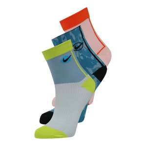 NIKE Športové ponožky  modrá / svetlomodrá / koralová / ružová / čierna
