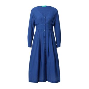 UNITED COLORS OF BENETTON Košeľové šaty  kráľovská modrá