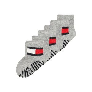 TOMMY HILFIGER Ponožky  námornícka modrá / sivá / červená / biela