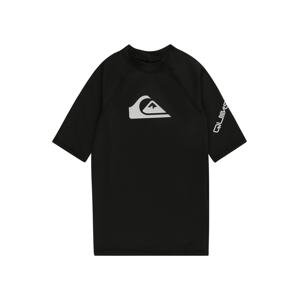 QUIKSILVER Funkčné tričko 'ALL TIME'  sivá / čierna