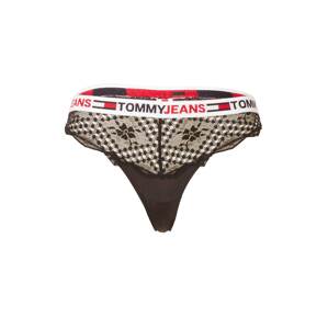 Tommy Hilfiger Underwear Tangá  červená / čierna / biela