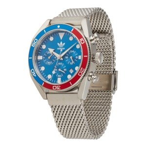 ADIDAS ORIGINALS Analógové hodinky  nebesky modrá / červená / strieborná