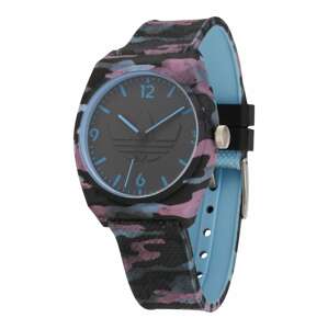 ADIDAS ORIGINALS Analógové hodinky 'PROJECT TWO'  nebesky modrá / ružová / čierna
