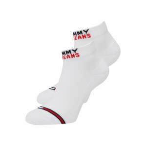 Tommy Hilfiger Underwear Ponožky  červená / čierna / biela