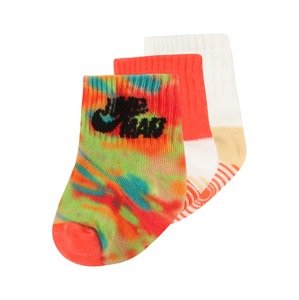 Jordan Ponožky  piesková / svetlozelená / červená / biela