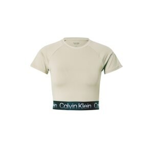 Calvin Klein Sport Tričko  jedľová / strieborná / biela