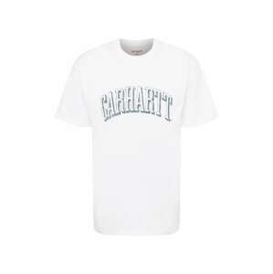 Carhartt WIP Tričko  smaragdová / biela