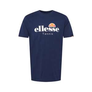 ELLESSE Funkčné tričko 'Dritto'  námornícka modrá / oranžová / biela
