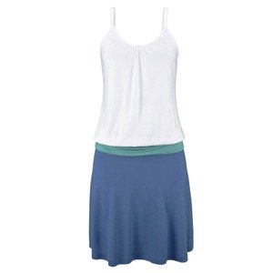 BEACH TIME Plážové šaty  tyrkysová / kráľovská modrá / biela